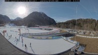 Archiv Foto Webcam Oberstdorf: Blick ins Langlaufstadion 09:00