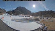 Archiv Foto Webcam Oberstdorf: Blick ins Langlaufstadion 13:00