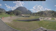 Archiv Foto Webcam Oberstdorf: Blick ins Langlaufstadion 13:00