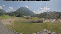 Archiv Foto Webcam Oberstdorf: Blick ins Langlaufstadion 13:00