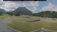 Archiv Foto Webcam Oberstdorf: Blick ins Langlaufstadion 09:00