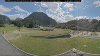 Archiv Foto Webcam Oberstdorf: Blick ins Langlaufstadion 13:00