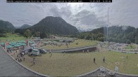 Archiv Foto Webcam Oberstdorf: Blick ins Langlaufstadion 13:00