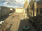 Archiv Foto Webcam am Marienplatz München 08:00