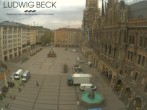 Archiv Foto Webcam am Marienplatz München 06:00