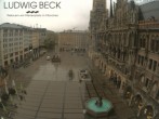 Archived image Webcam at the Marienplatz, Munich 06:00