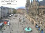 Archiv Foto Webcam am Marienplatz München 11:00