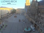 Archiv Foto Webcam am Marienplatz München 05:00