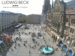Archived image Webcam at the Marienplatz, Munich 13:00