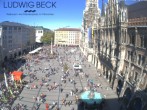 Archived image Webcam at the Marienplatz, Munich 09:00