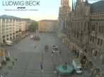 Archiv Foto Webcam am Marienplatz München 05:00