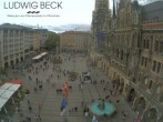 Archiv Foto Webcam am Marienplatz München 14:00