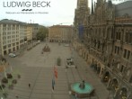 Archived image Webcam at the Marienplatz, Munich 00:00