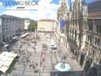 Archiv Foto Webcam am Marienplatz München 10:00
