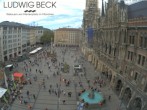 Archiv Foto Webcam am Marienplatz München 09:00