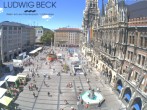 Archiv Foto Webcam am Marienplatz München 12:00