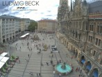 Archiv Foto Webcam am Marienplatz München 12:00