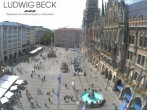 Archiv Foto Webcam am Marienplatz München 14:00