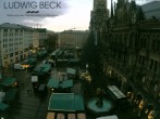 Archiv Foto Webcam am Marienplatz München 07:00