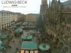 Archiv Foto Webcam am Marienplatz München 09:00