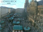 Archiv Foto Webcam am Marienplatz München 13:00