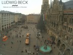 Archived image Webcam at the Marienplatz, Munich 09:00