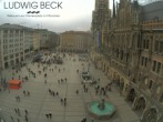 Archiv Foto Webcam am Marienplatz München 09:00