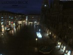 Archived image Webcam at the Marienplatz, Munich 06:00