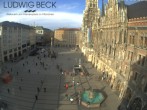 Archived image Webcam at the Marienplatz, Munich 09:00