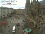 Archived image Webcam at the Marienplatz, Munich 09:00