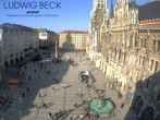 Archived image Webcam at the Marienplatz, Munich 09:00