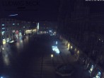 Archiv Foto Webcam am Marienplatz München 23:00