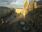 Archiv Foto Webcam am Marienplatz München 07:00