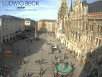 Archiv Foto Webcam am Marienplatz München 09:00