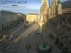 Archiv Foto Webcam am Marienplatz München 07:00