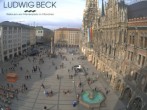 Archiv Foto Webcam am Marienplatz München 09:00