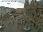Archived image Webcam at the Marienplatz, Munich 09:00