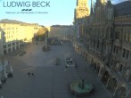 Archived image Webcam at the Marienplatz, Munich 06:00
