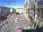 Archiv Foto Webcam am Marienplatz München 09:00