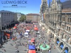 Archived image Webcam at the Marienplatz, Munich 11:00