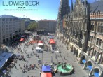 Archived image Webcam at the Marienplatz, Munich 13:00