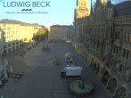 Archiv Foto Webcam am Marienplatz München 07:00