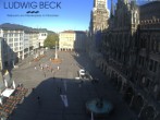 Archiv Foto Webcam am Marienplatz München 07:00