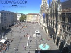 Archiv Foto Webcam am Marienplatz München 09:00