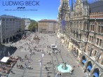 Archiv Foto Webcam am Marienplatz München 11:00