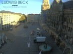 Archiv Foto Webcam am Marienplatz München 06:00