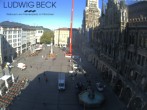 Archiv Foto Webcam am Marienplatz München 07:00