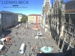Archiv Foto Webcam am Marienplatz München 09:00
