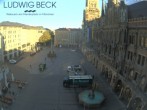 Archiv Foto Webcam am Marienplatz München 06:00