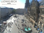 Archiv Foto Webcam am Marienplatz München 15:00
